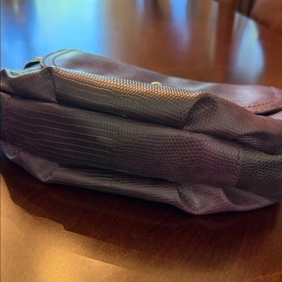 Marc By Marc Jacobs Lizard Embossed Color Purple Shoulder bag/ Crossbody Bag - Picture 11 of 17